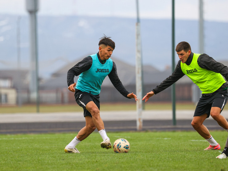 Галымжан Кенжебек на тренировке 