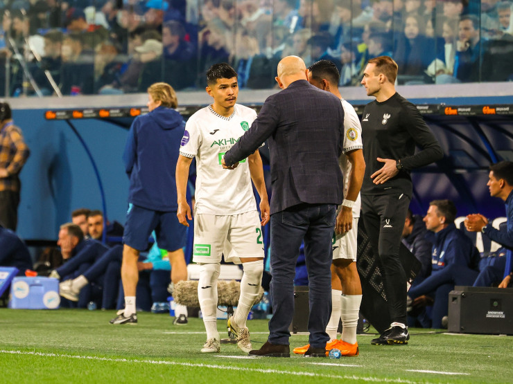 Галымжан Кенжебек и Станислав Черчесов