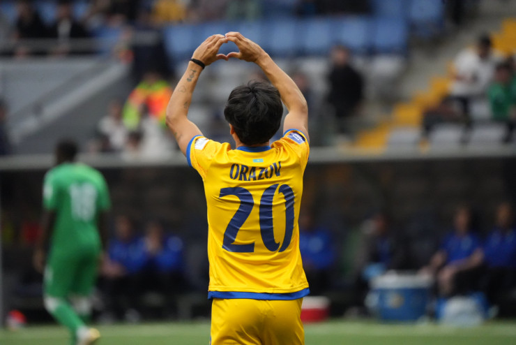 Рамазан Оразов забил победный гол Казахстана в матче против Коморских островов